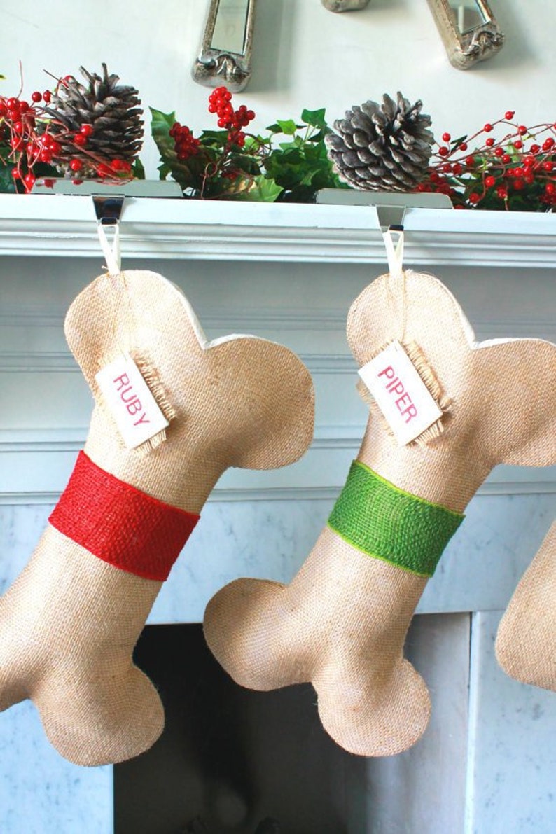 Personalized Cat Christmas stocking CAT CHRISTMAS STOCKING Fish Stocking Pet Stocking Pets Burlap cat Stocking Stocking for Pet Lovers