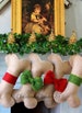 Dog Christmas Stocking - Christmas Stocking Personalized - Dog Bone Burlap Stocking - Christmas Stockings for Dog - Holiday Dog Gifts 