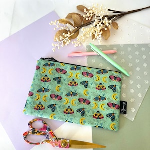 Clearance Large Celestial Butterflies Zipper Pouch 9.25&quot;X6&quot;