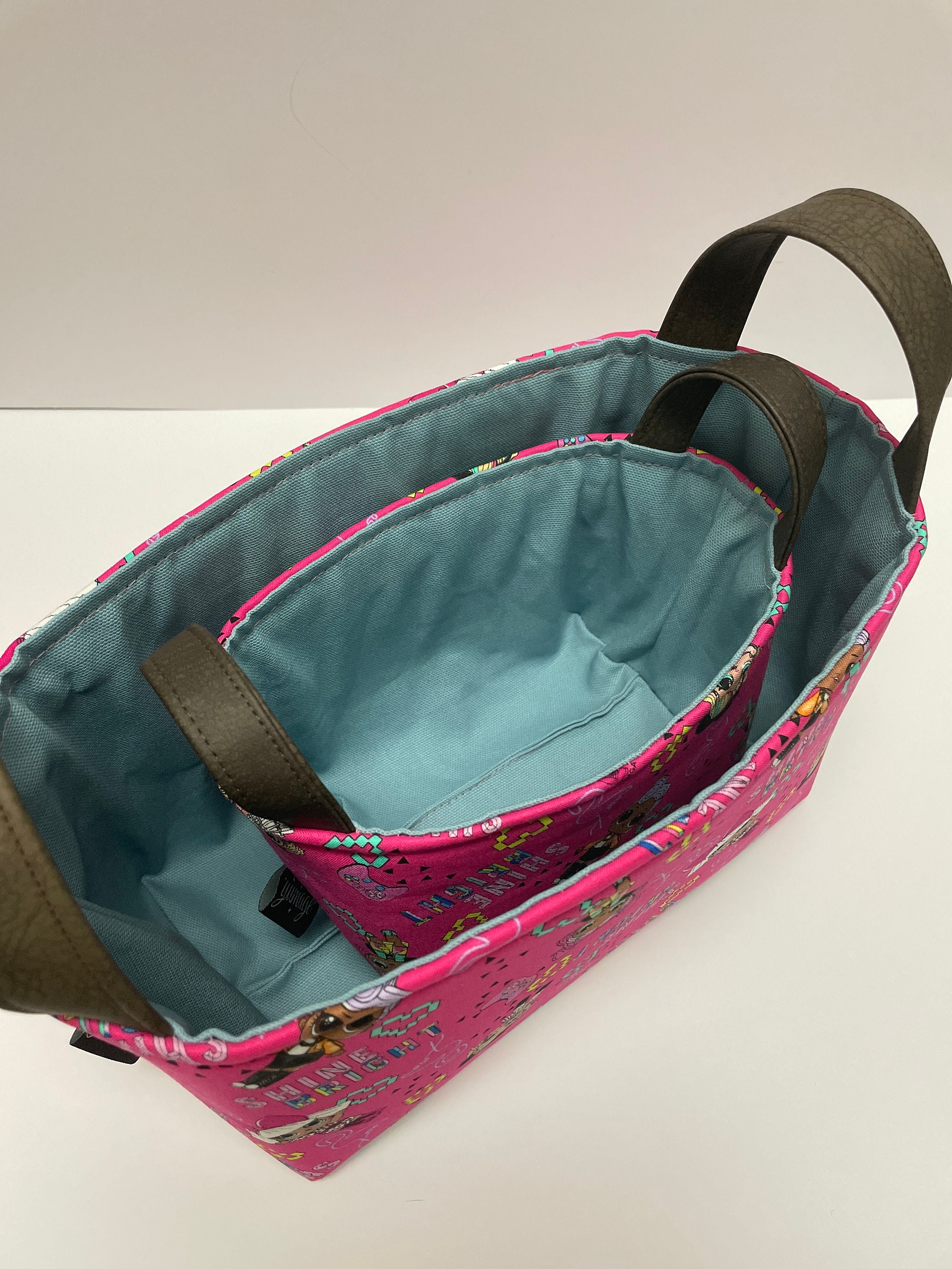 Cesta de almacenamiento de tela / almacenamiento de juguete / | Etsy