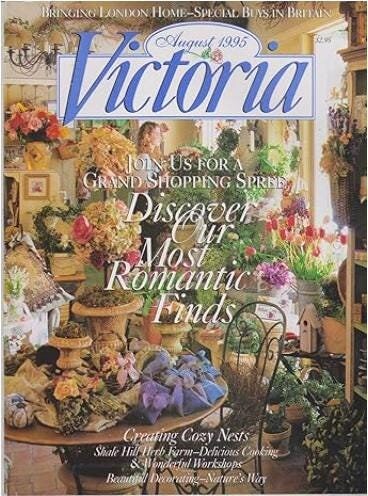 Victoria August 1995 洋雑誌 Victoria Magazine August 1995 - Etsy
