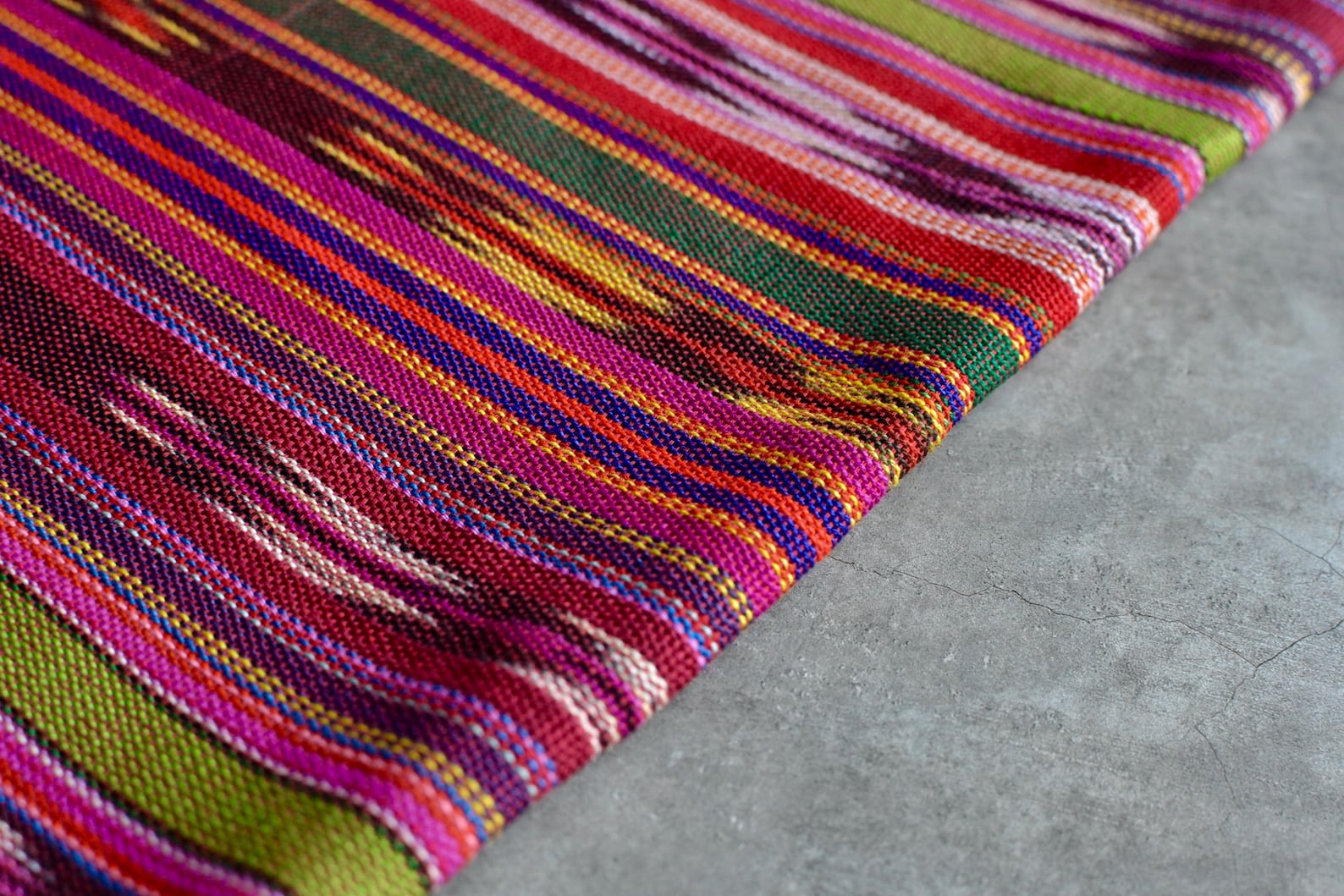 Guatemalan Fabric 15 Pink Ikat Fabric Fabric by Yard Etsy