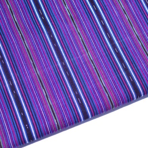 Purple Ethnic 36 Guatemalan Fabric Purple Handmane Ikat Fabric Fabric by Yard 1 yard image 7
