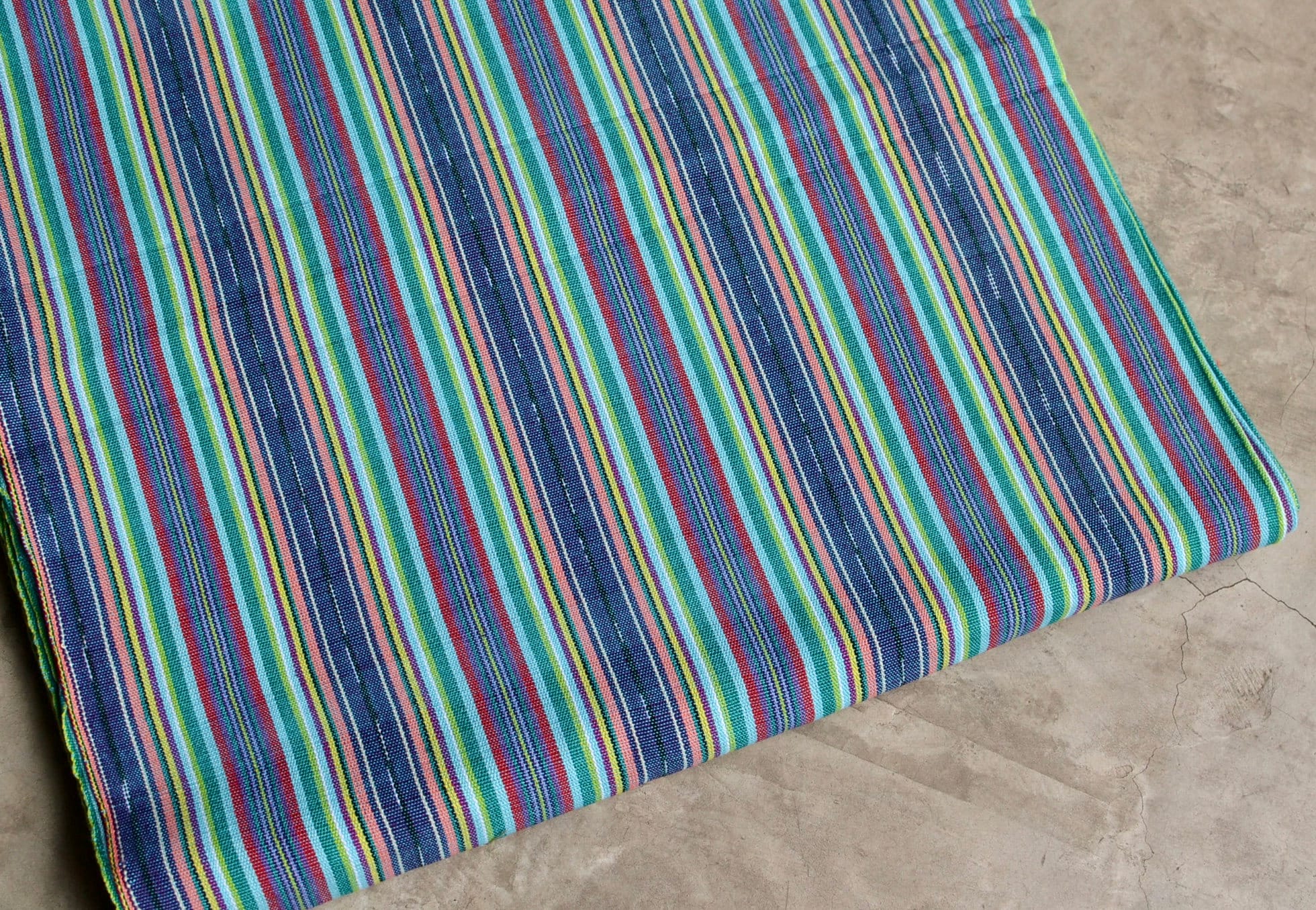 Mayan Stripes 43 Handmade Fabric From Guatemala 100% | Etsy