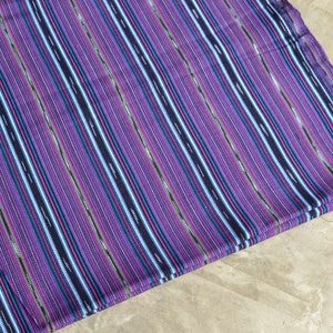 Purple Ethnic (#36) Guatemalan Fabric - Purple Handmane Ikat Fabric - Fabric by Yard - 1 yard