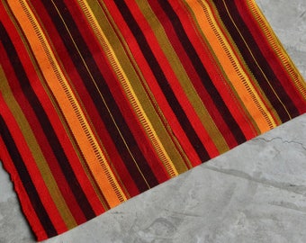 Ikat Handmade Fabric (#56) from Guatemala (THICK) - 100%Thick Cotton - Sold by yard - Suitable fabric for upholstery