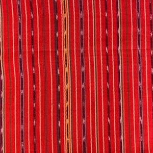 Ikat Handmade Fabric 54 from Guatemala 100% Cotton THICK Sold by yard Suitable fabric for upholstery image 2