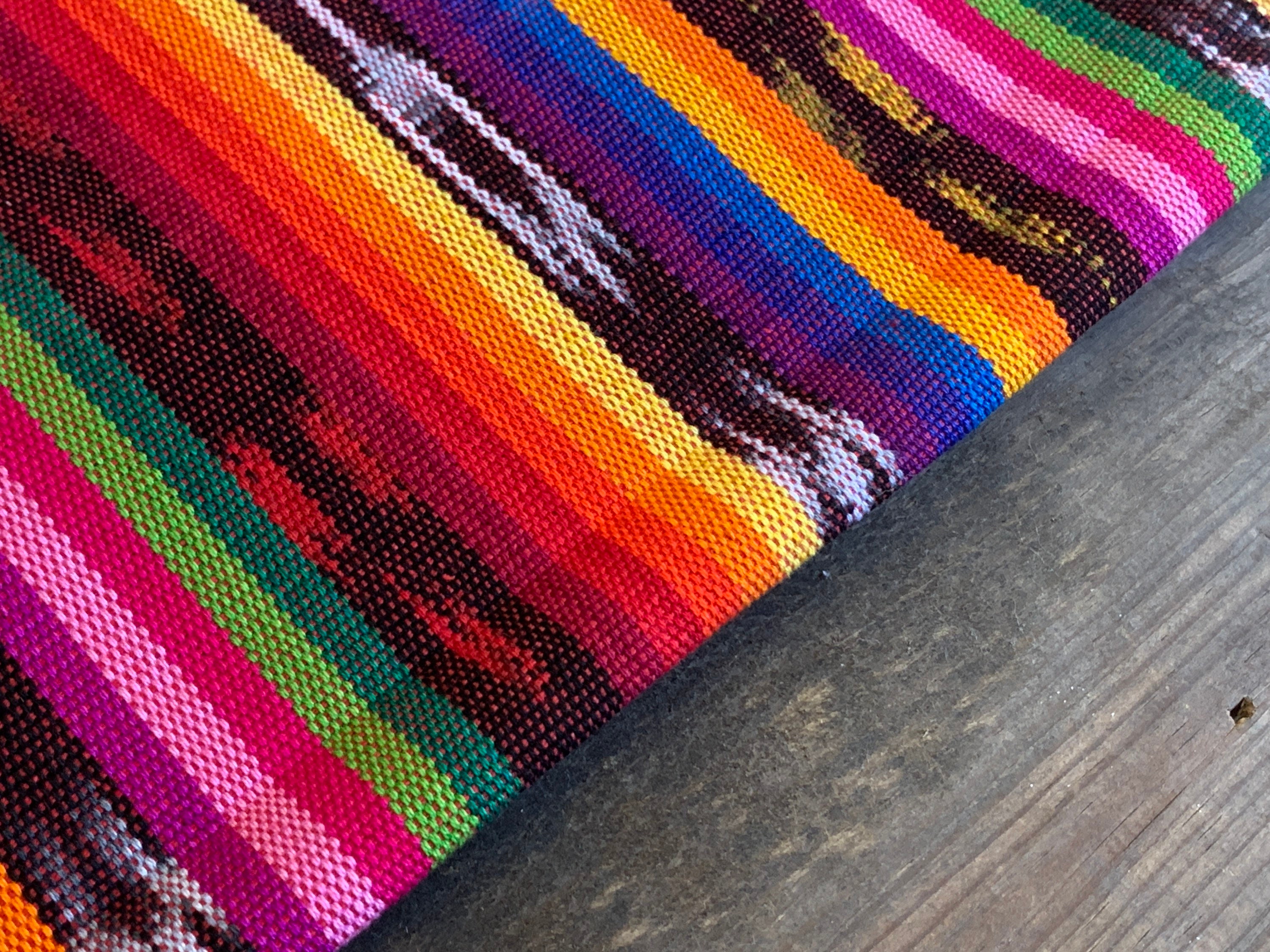 Ikat Handmade Fabric 59 from Guatemala THICK 100% Thick | Etsy