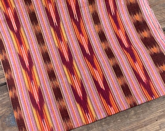 Mayan Ethnic (#247) Guatemalan Fabric - Handmane Ikat Fabric - Fabric by Yard - 1 yard
