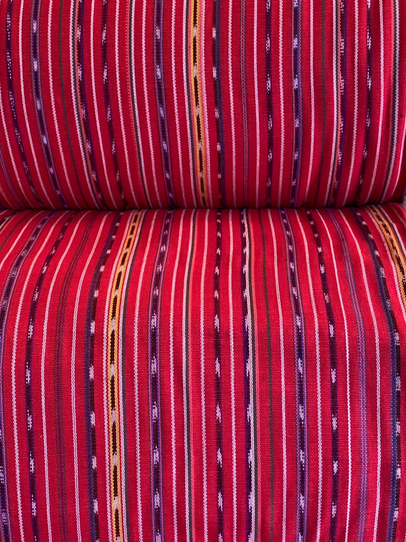 Ikat Handmade Fabric 54 from Guatemala 100% Cotton THICK Sold by yard Suitable fabric for upholstery image 7