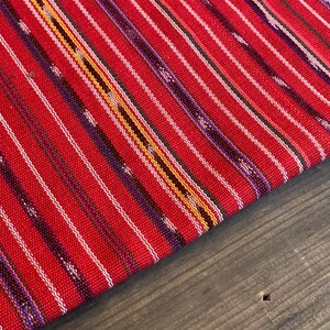 Ikat Handmade Fabric 54 from Guatemala 100% Cotton THICK Sold by yard Suitable fabric for upholstery image 3