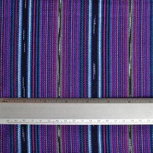 Purple Ethnic 36 Guatemalan Fabric Purple Handmane Ikat Fabric Fabric by Yard 1 yard image 4