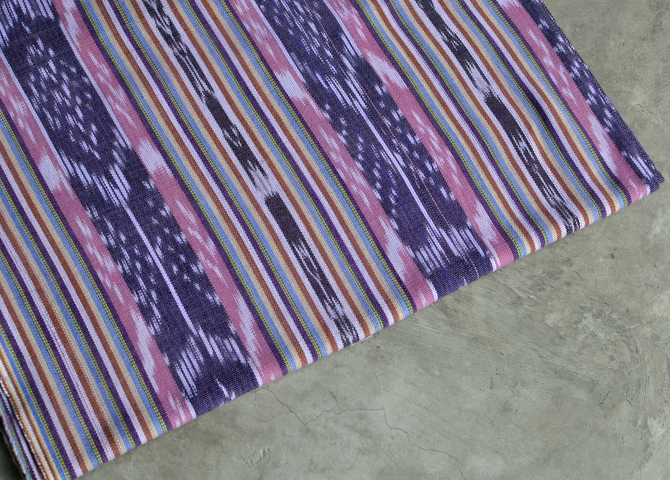 Ethnic fabric 13 from Guatemala Purple and pink fabric Etsy