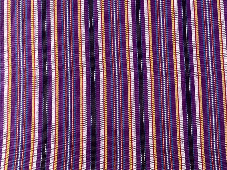 NEW Purple and Yellow Striped Fabric 183 Ethnic Fabric - Etsy