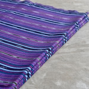 Purple Ethnic 36 Guatemalan Fabric Purple Handmane Ikat Fabric Fabric by Yard 1 yard image 3