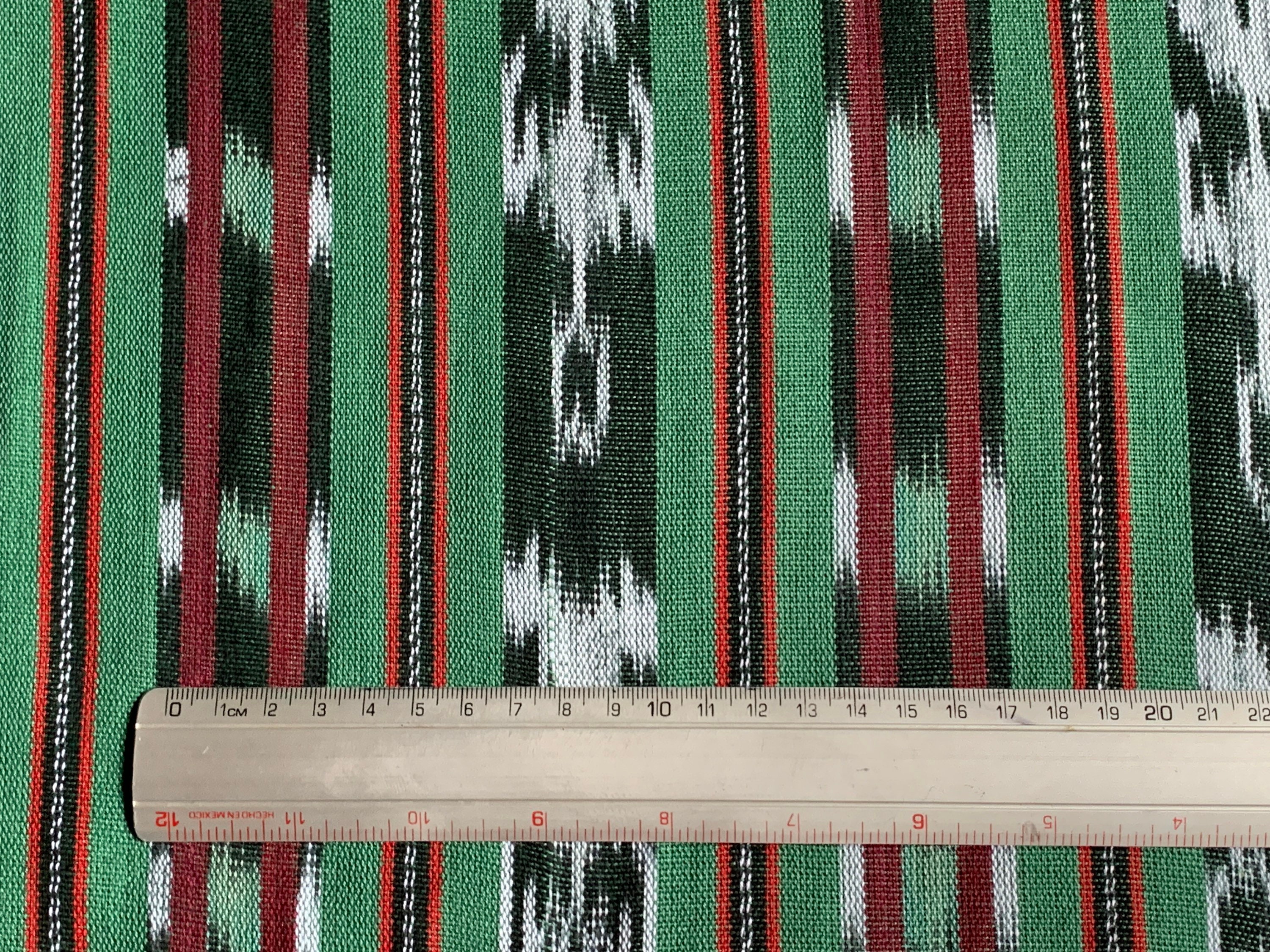 NEW Green Ikat 103 Mayan Fabric 100% Cotton Handwoven | Etsy