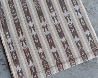 NEW! Ikat Handmade Fabric (#110) from Guatemala - 100% Cotton - Sold by yard - Suitable fabric for clothing/fashion/handcraft