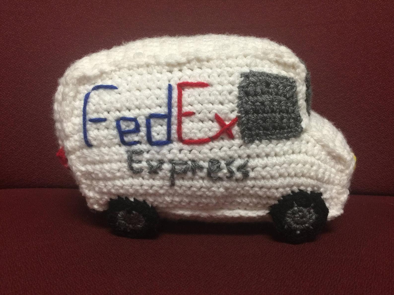 Fedex Truck Delivery Man Gift Giant Fedex Truck Kids Toys Etsy
