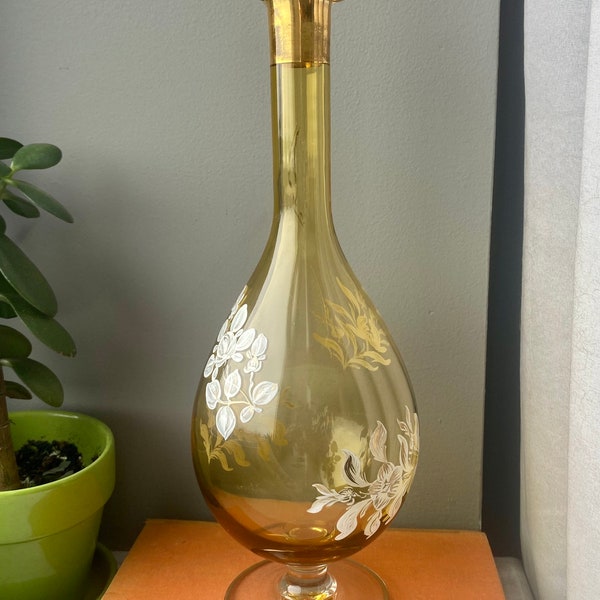 Hand Blown Decanter Etsy