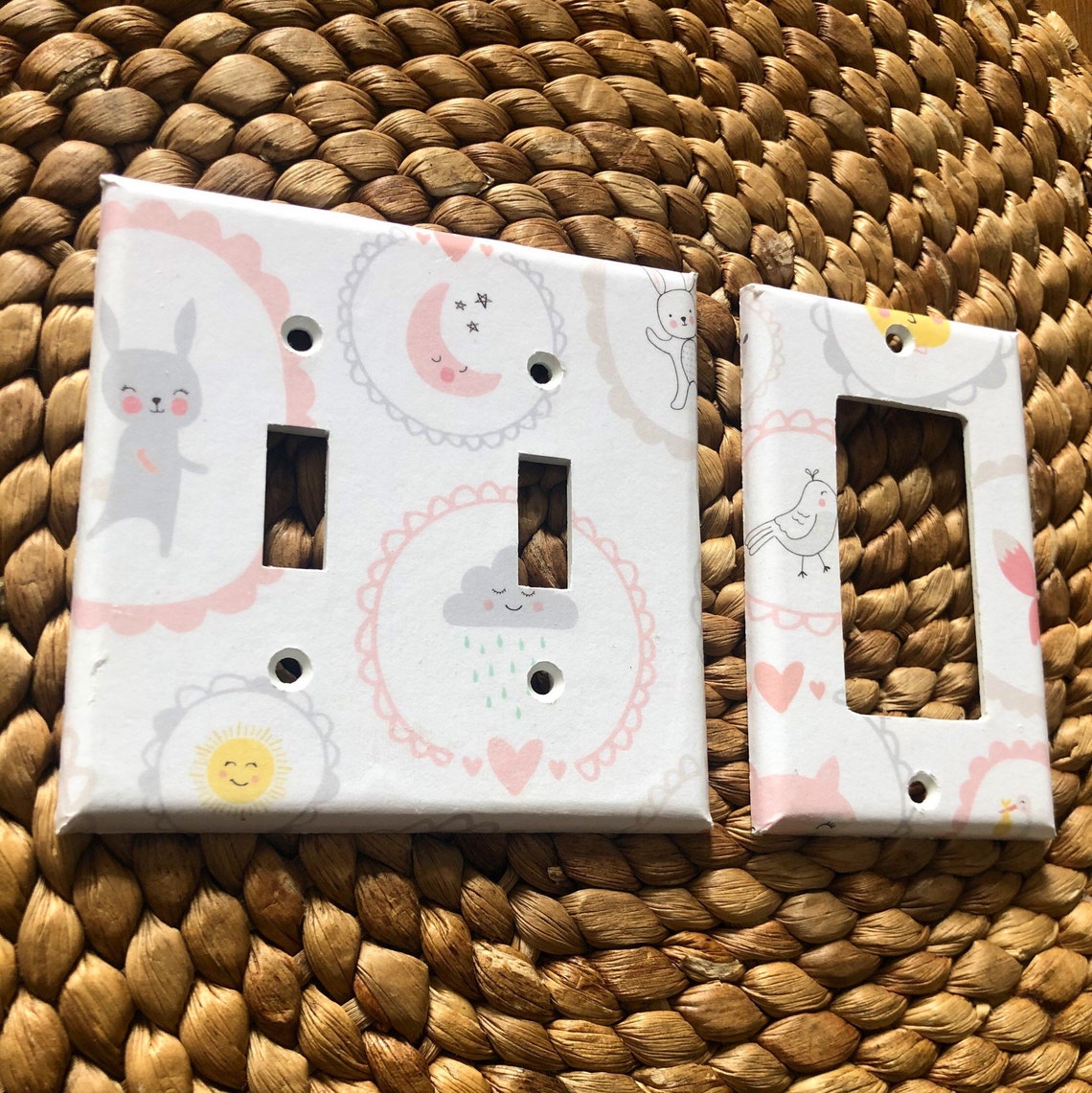 Baby Animals Light Switch Plates and Outlets Animal Theme Etsy