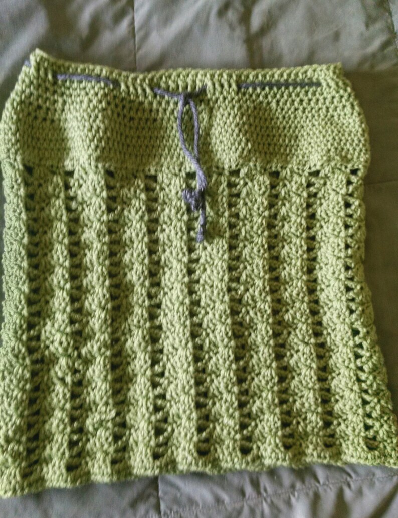 Soft Green Skirt for spring. Crochet Handmade Womens Girls | Etsy