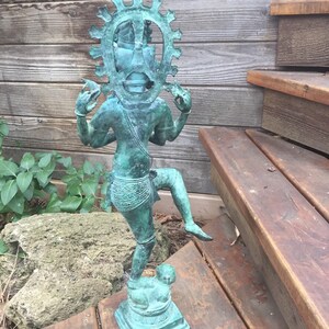 Bronze 25" Shiva Nataraja deity Hindu statue image 5