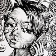 手描き自作絵画 JIN KUI JiniKimchis - Etsy