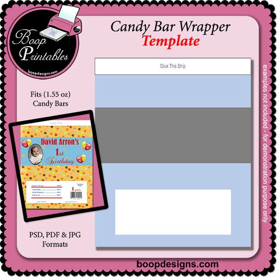 Free Blank Candy Bar Wrapper Template from i.etsystatic.com