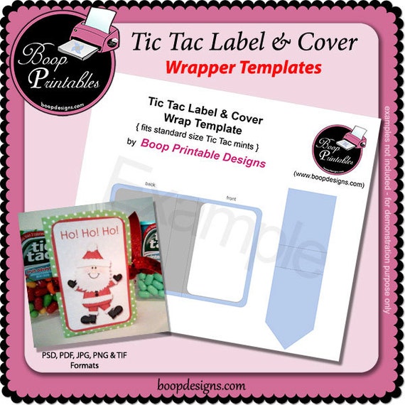9 Tic Tac Label Template