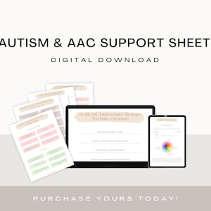 AAC & Autism Communication Partner Resource Bundle