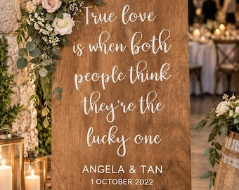 Wedding Ceremony Welcome Sign, Floral Topper, Rustic Event Signage