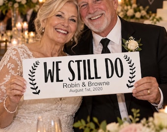 Commitment Ceremony Sign, Custom Wedding Table Prop (40x14cm)