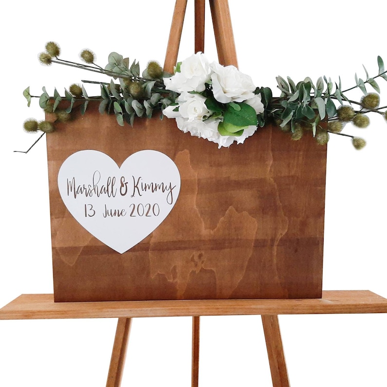 Wedding Guest Board Wedding Sign In Board Wedding Signing Etsy