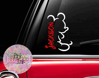 Character Car Decal /Personalized Character Car Decal/Character Car Decal/Character Sticker/Car Sticker/Car Decal