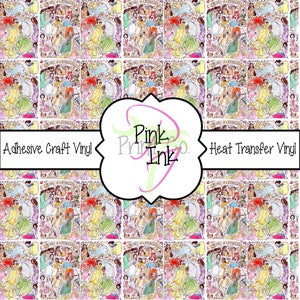 Character Inspired Craft Vinyl and Heat Transfer Vinyl Pattern D26