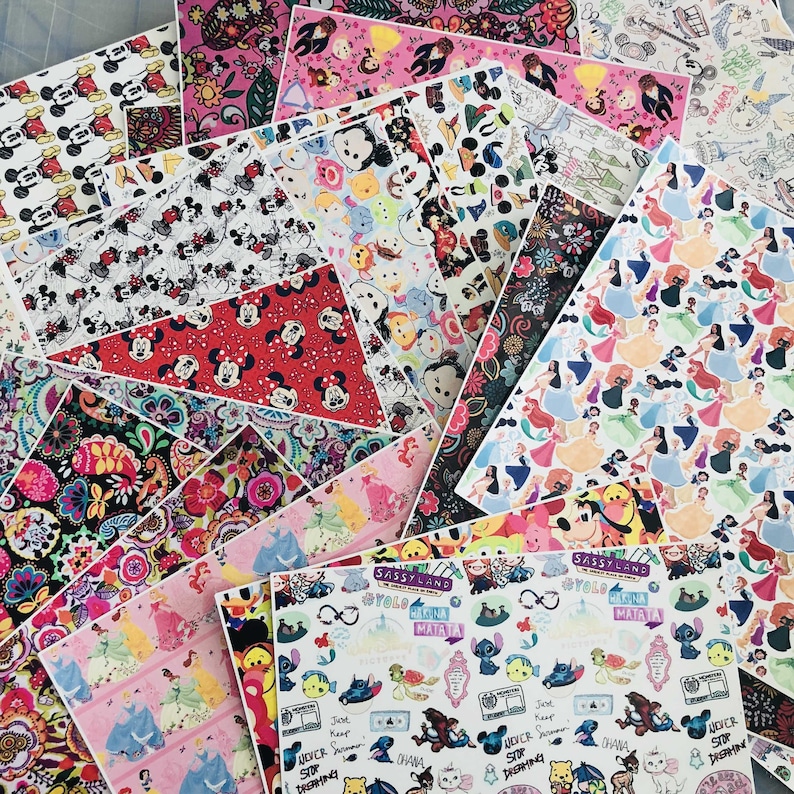 Character Printed VinylPrinted HTVPatterned HTVPatterned VinylPatterned Craft Vinyl and Heat Transfer VinylPattern D73