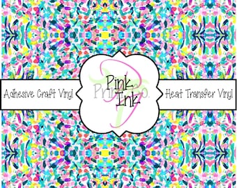 Beautiful Pattern Vinyl | Pattern Heat Transfer Vinyl | Printed Adhesive Vinyl | Printed HTV | pattern P791