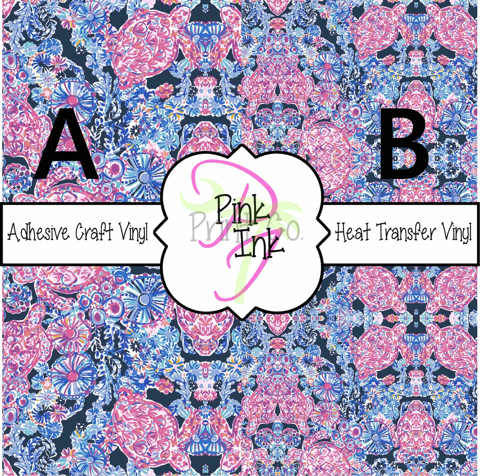 Patterned Vinyl Patterned HTV Printed Adhesive Vinyl Etsy