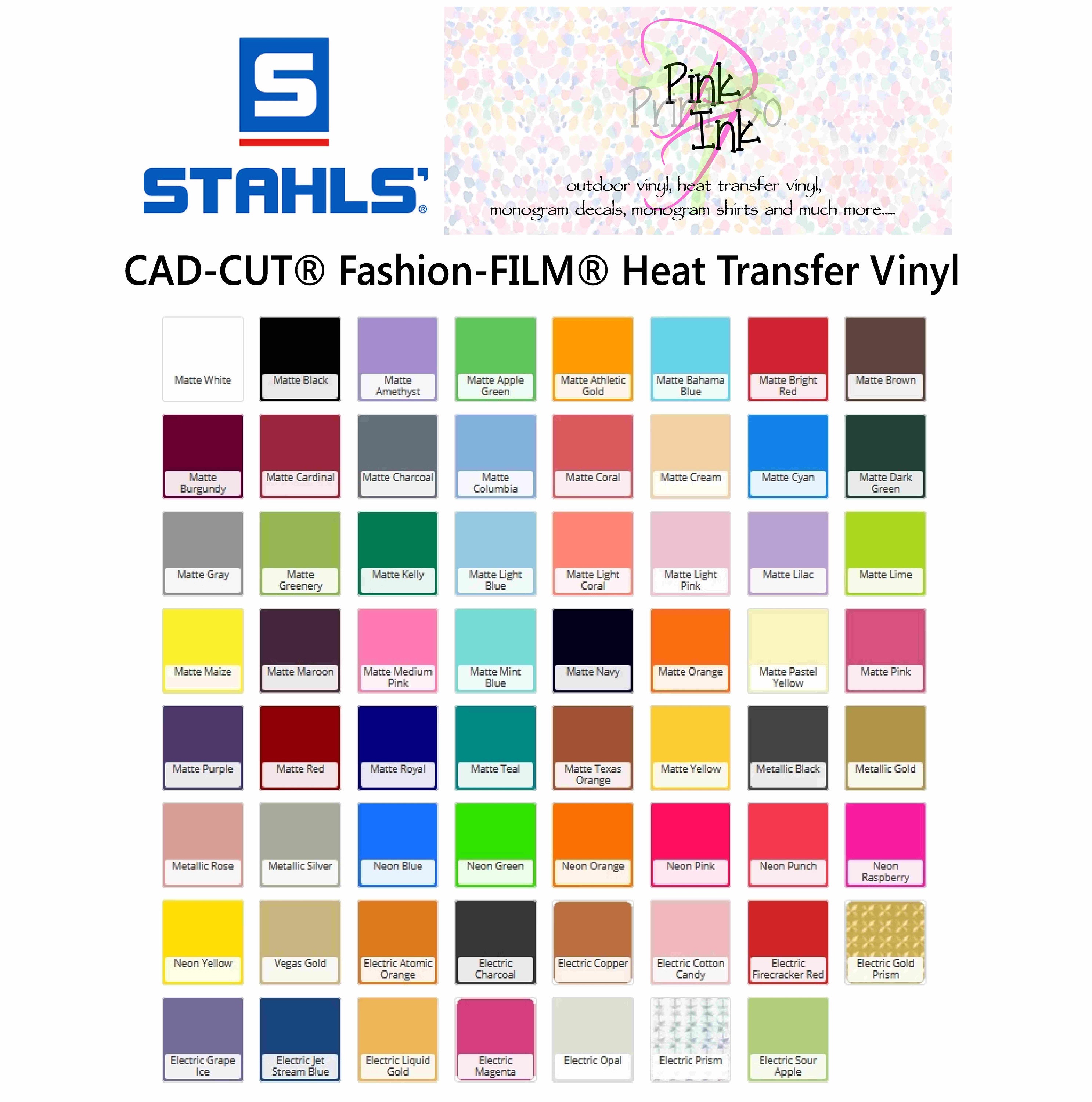 Stahls' Glow in the dark HEAT TRANSFER vinyl sheet HTV white