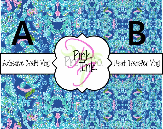 Patterned Vinyl Patterned HTV Printed Adhesive Vinyl Printed HTV Heat ...