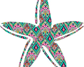 Car Decal, Starfish Car Decal