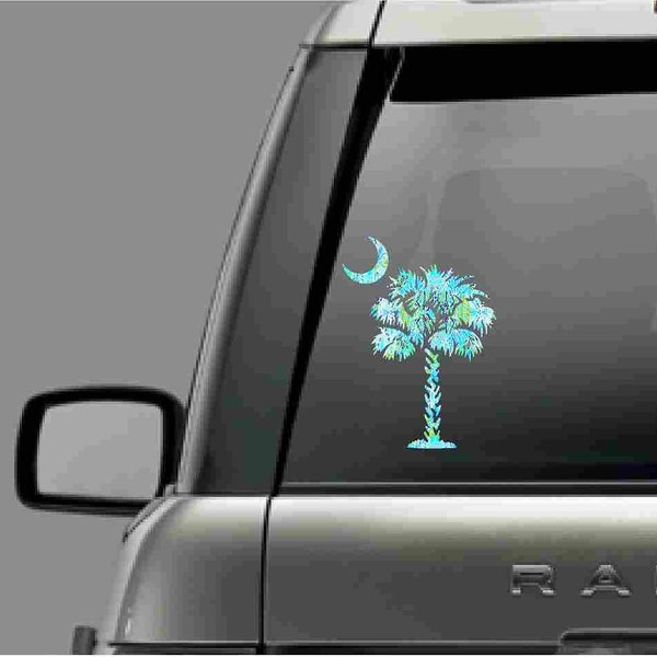South Carolina Palmetto Tree | Palmetto Tree Decal | Car Decal | Car Monogram Decal | Car Decal Monogram Stickers | Monogram Decal for Car