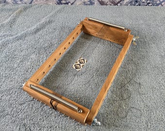 Luxury Cherry Basic 6" Bead Weaving Loom: Adjustable Small Horizontal Beading Tool, Handmade in USA