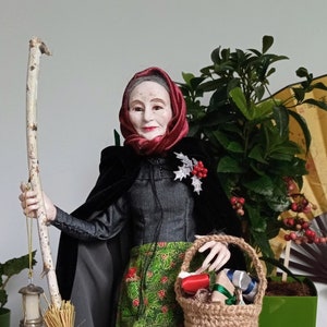 La Befana Doll Christmas Witch Kitchen Witch Italian 