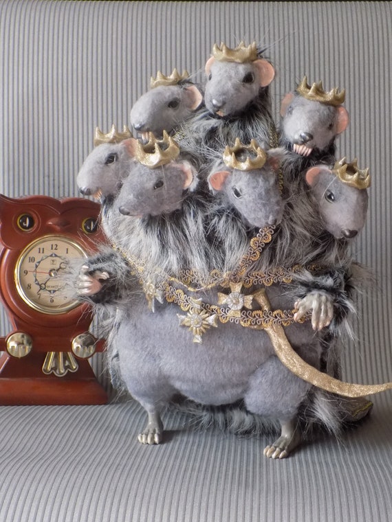 Gruesome 'rat king' made up of 13 rodents whose tails were