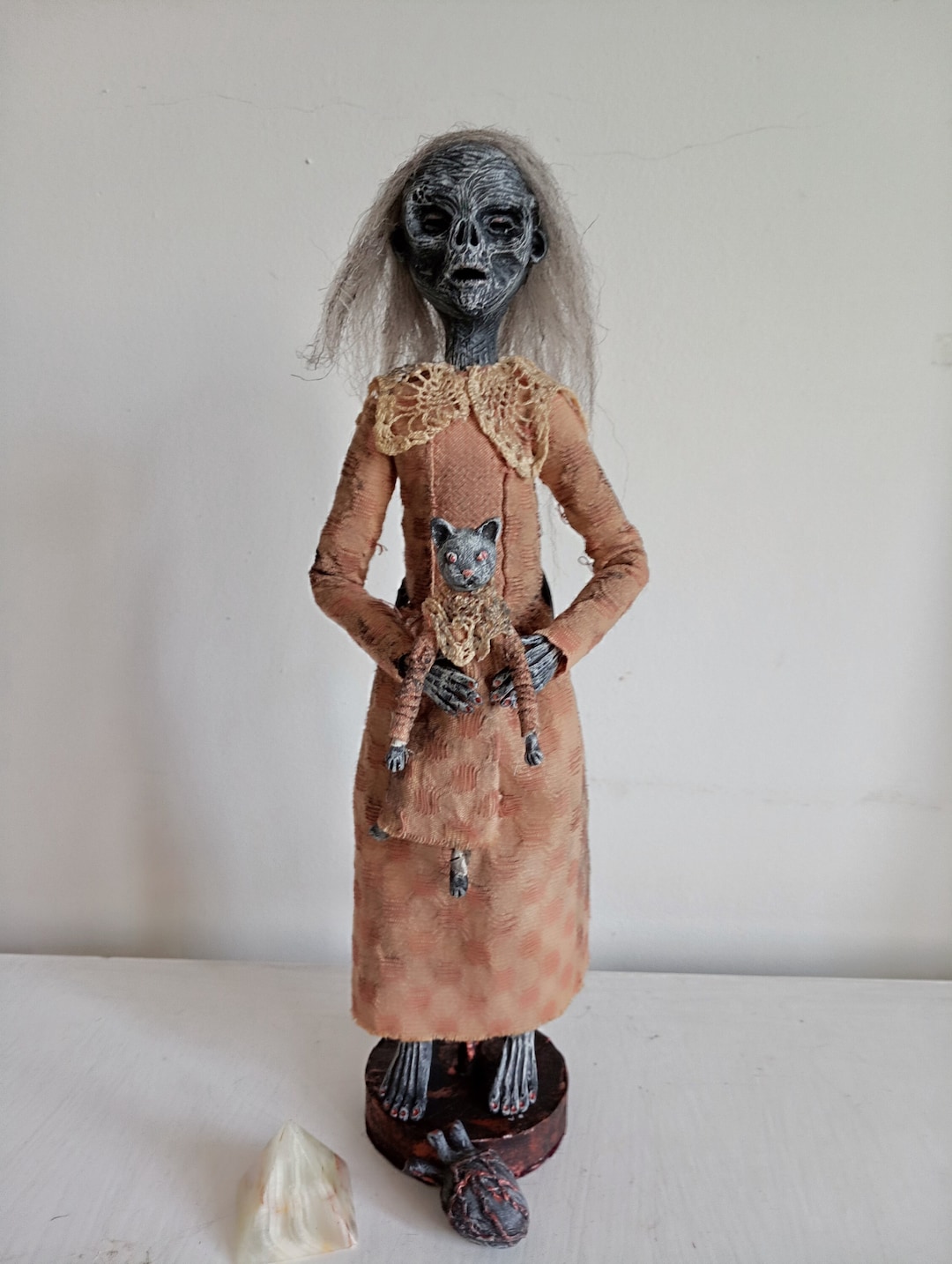 Buy Mummy Doll, Creepy Doll for Absorbing Fears, Dead Doll, Pose Able, 11