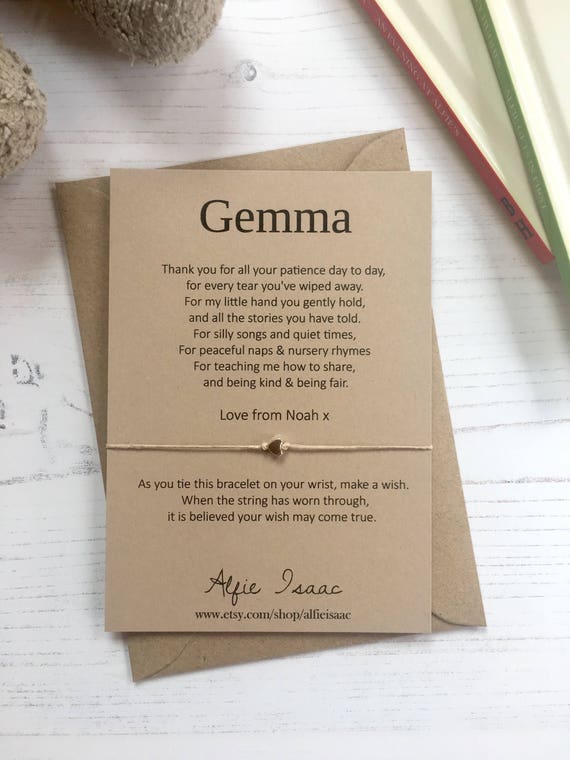 wish bracelet poem