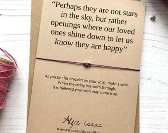 Wish Bracelet - Perhaps they are not stars in the sky ...