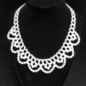 Vintage Mid-Century Faux Pearl Choker