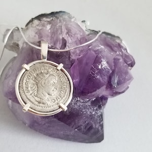 Authentic Ancient Roman Coin Necklace of Gordian III (238-244 A.D.)